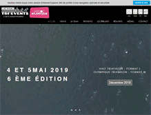 Tablet Screenshot of lacanau-tri-events.com